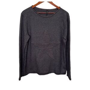Soya Concept Grey Star Sweater Size XL